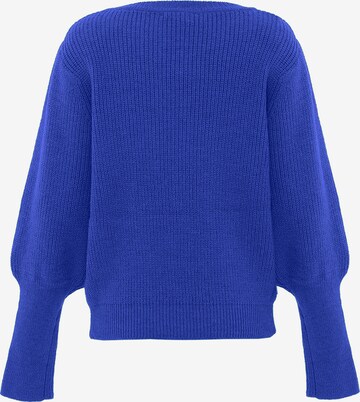 mėlyna faina Megztinis