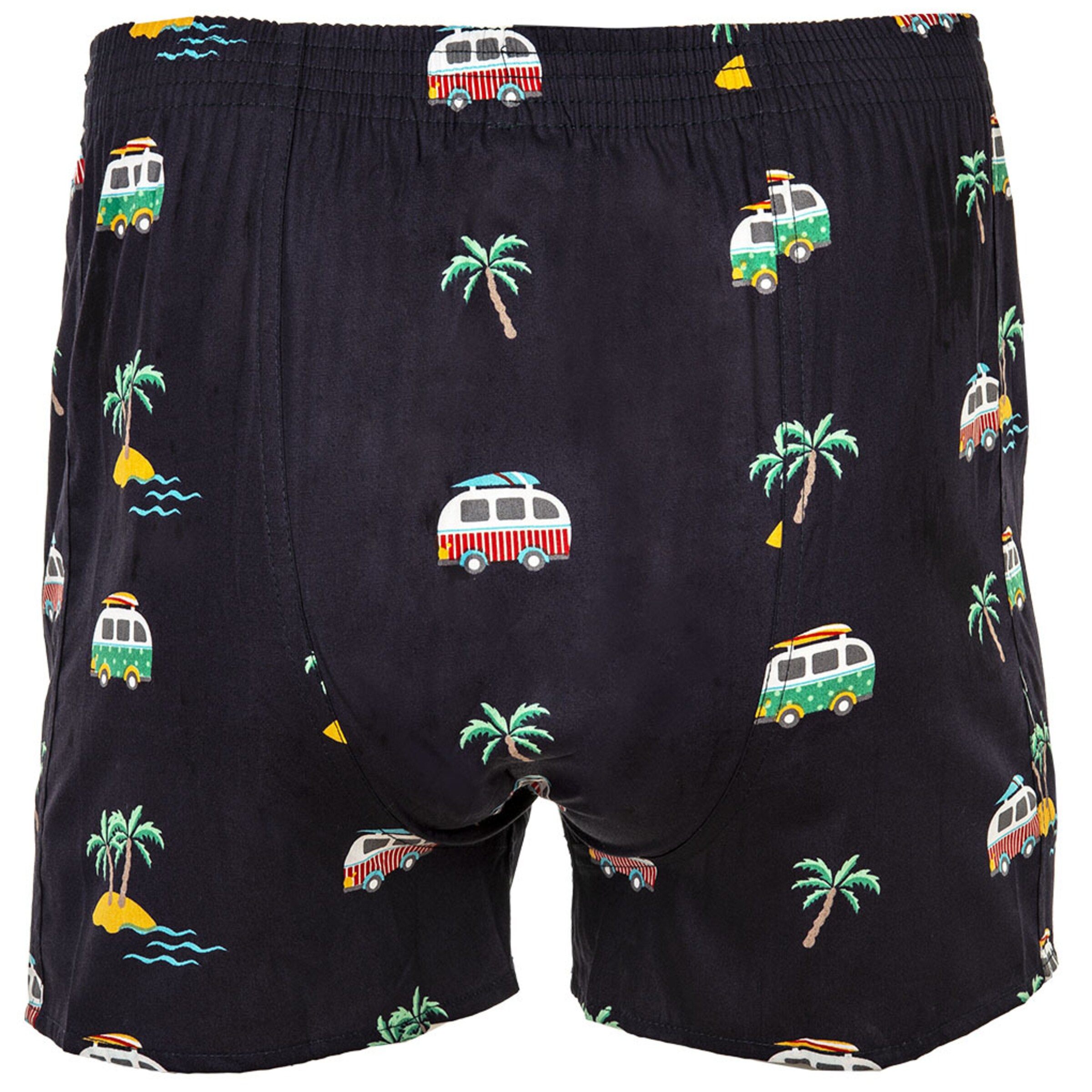 Boxers 'Holiday' Happy Shorts en bleu