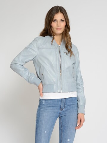 MUSTANG Between-Season Jacket ' 31022102 ' in Blue: front