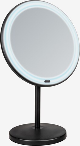 Wenko Cosmetic Mirror 'Onno' in Black: front