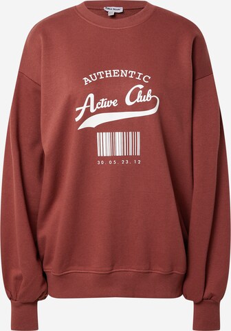 Sweat-shirt Public Desire en marron : devant