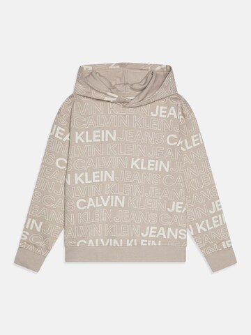 Calvin Klein Sweatshirt 'Hippo' in Beige: Vorderseite