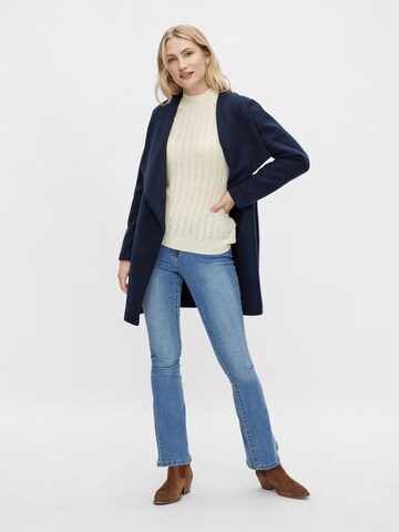 VILA Between-Seasons Coat 'Cooley' in Blue