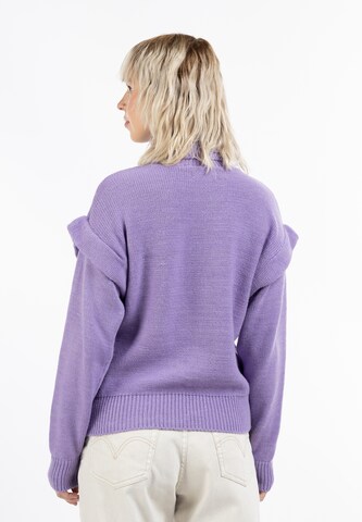 MYMO Pullover 'Blonda' in Lila