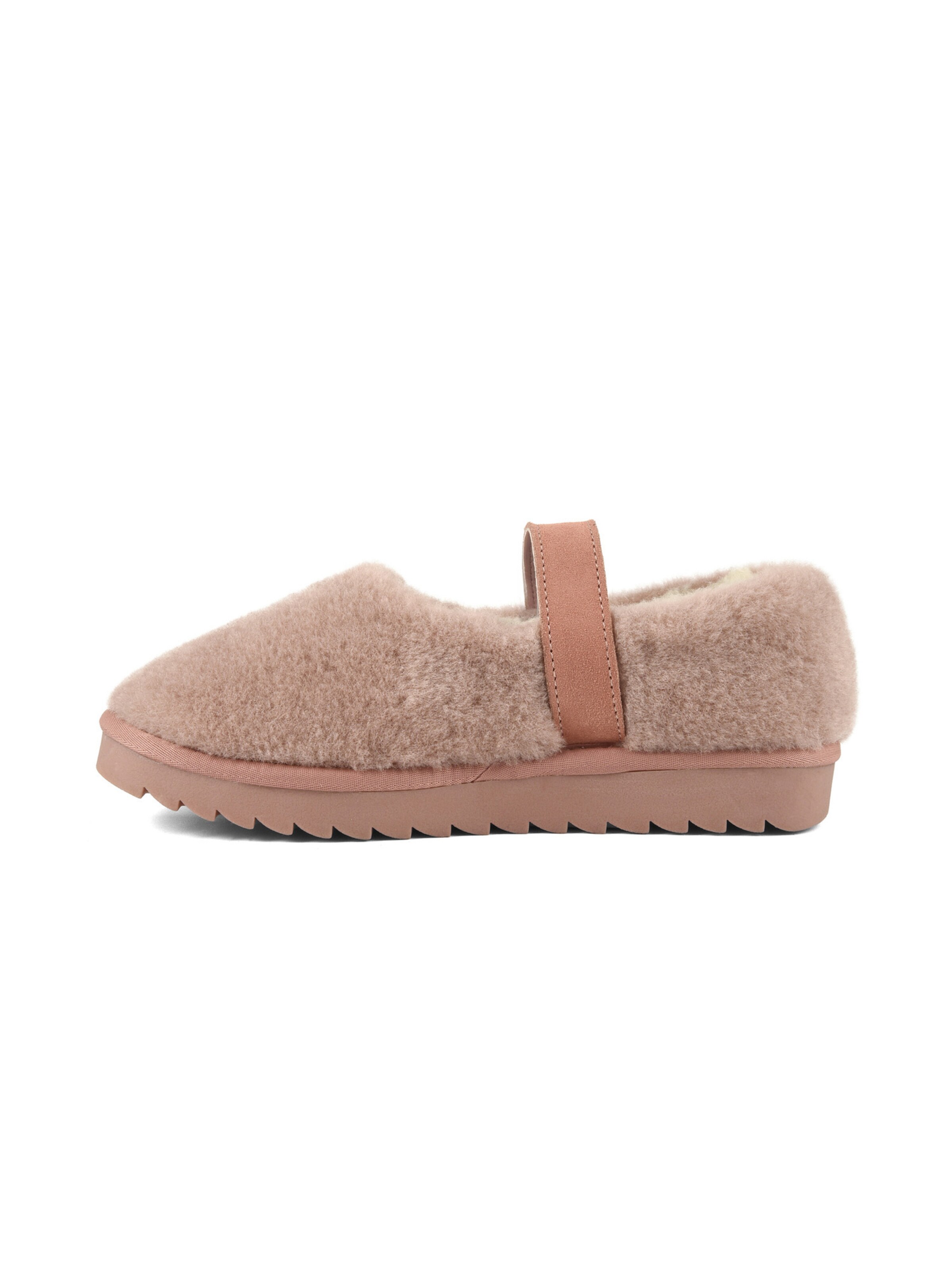Ballerina con cinturino di COLORS OF CALIFORNIA in rosa: lato