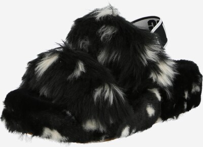 UGG Pantoufle 'OH YEAH' en noir / blanc, Vue avec produit