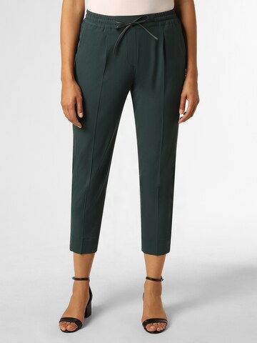 OPUS Pleat-Front Pants 'Melosa' in Green: front