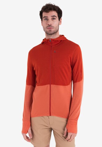 ICEBREAKER Функциональная флисовая куртка '200 Realfleece Descender' в Оранжевый: спереди