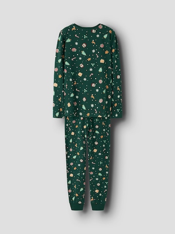 NAME IT - Pijama 'NKNVISMAS' em verde