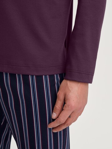 CALIDA Pyjama lang 'Relax Streamline'‌‌‌ in Lila