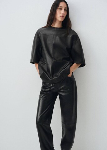 MANGO Wide Leg Hose 'Alexa' in Schwarz