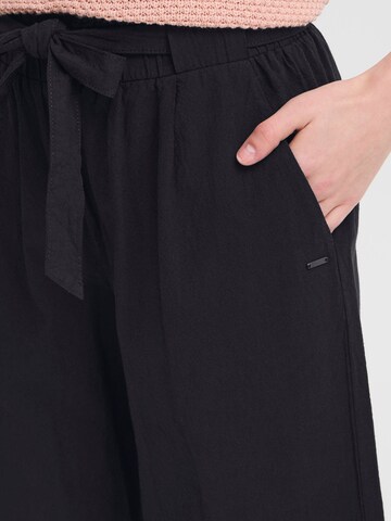 Oxmo Wide Leg Hose in Schwarz