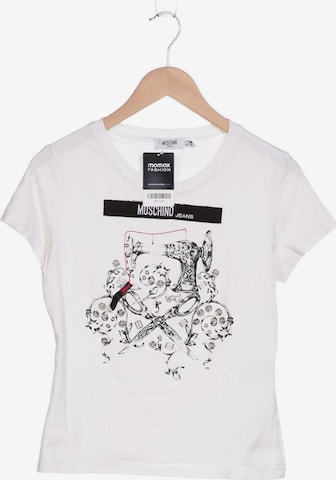 Love Moschino T-Shirt S in Weiß: predná strana