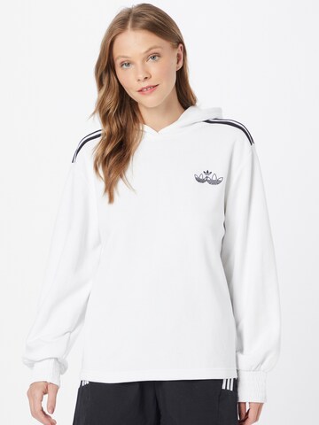 ADIDAS ORIGINALS Sweatshirt in White: front