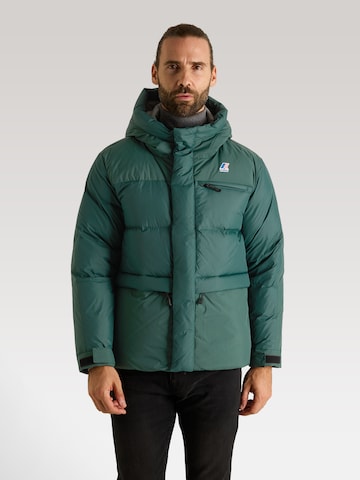 K-Way Weatherproof jacket 'LE VRAI 4.0 AURELE' in Green: front