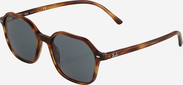 Ray-Ban Zonnebril 'JOHN' in Bruin: voorkant