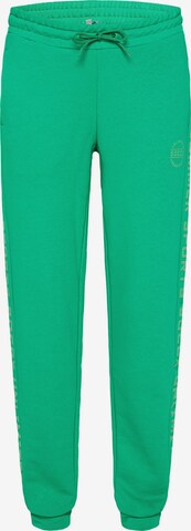 Soccx Tapered Pants in Green: front