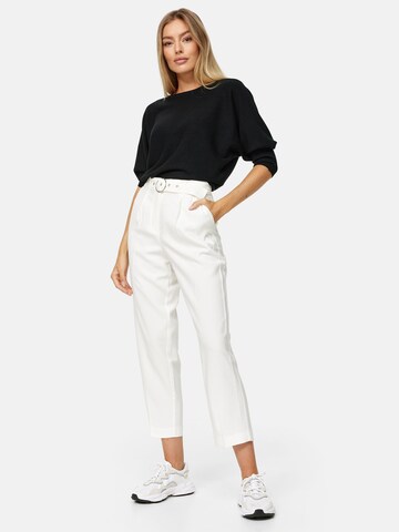 Orsay Loose fit Pleat-Front Pants 'Ara' in White