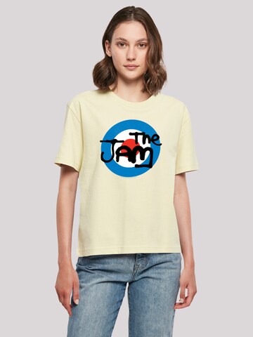 T-shirt 'The Jam' F4NT4STIC en jaune : devant
