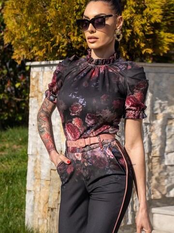 JIORO Bluse 'VINTAGE FLOWERS' in 