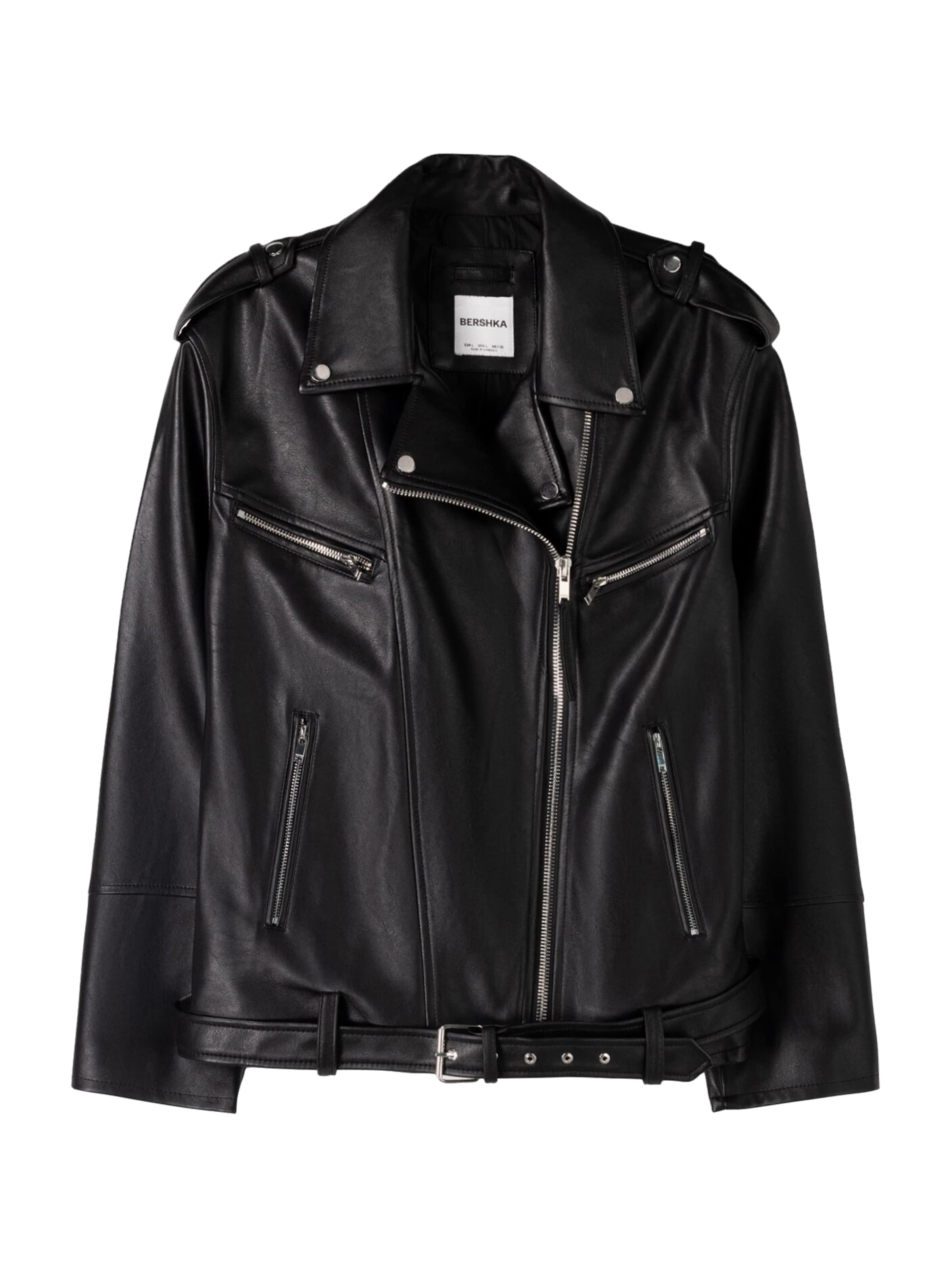 Veste mi saison Bershka en Noir ABOUT YOU