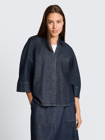 Chemisier TOM TAILOR en bleu : devant