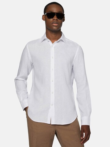 Boggi Milano - Ajuste regular Camisa en blanco: frente