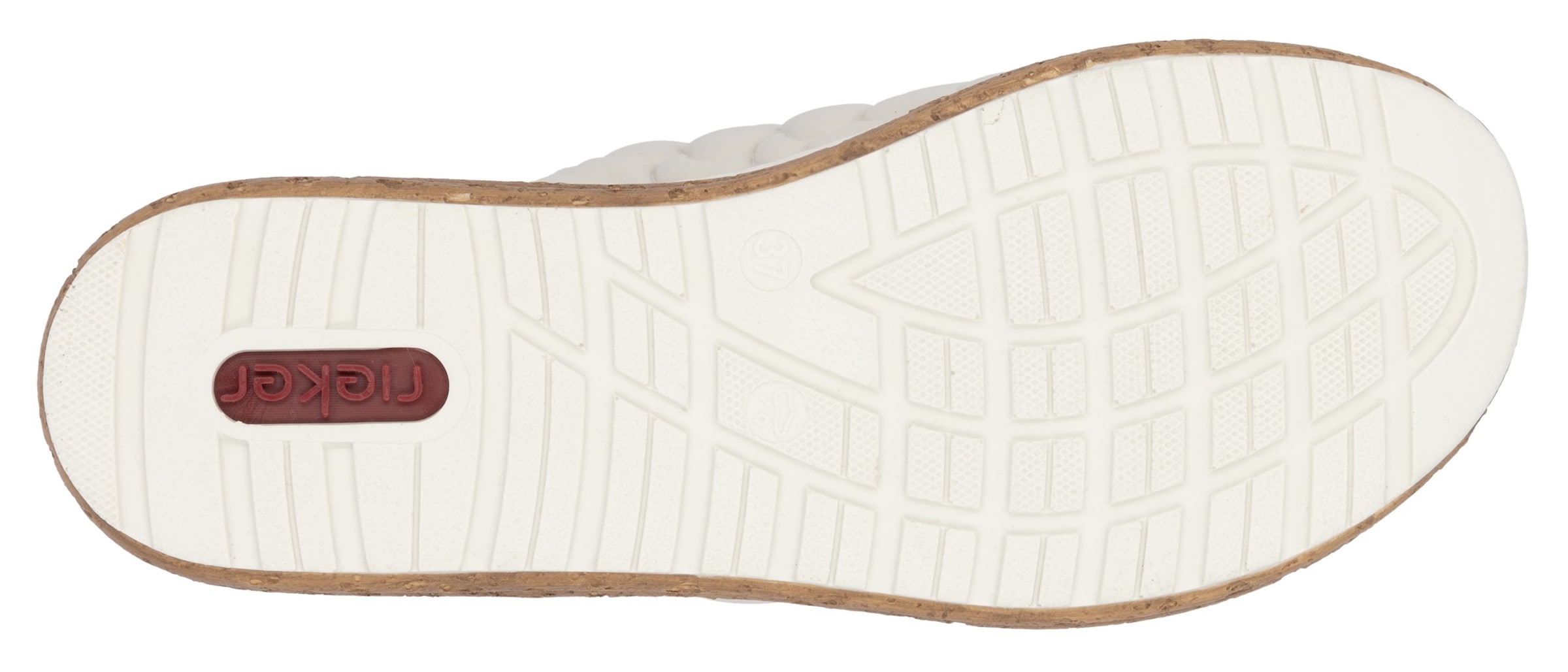 Mule Rieker en blanc