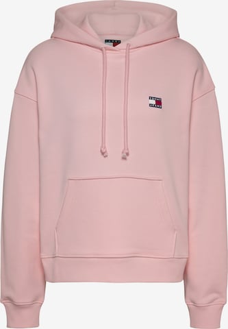 Felpa di Tommy Jeans in rosa: frontale