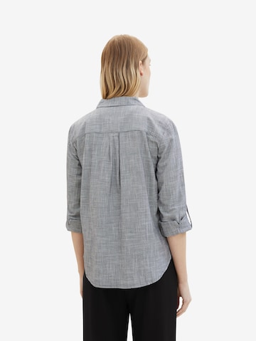 TOM TAILOR Blouse in Blue