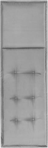 Aspero Gartenliege Auflage 'Matera' in Grau: Vorderseite