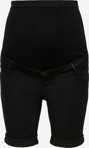Only Maternity Skinny Jeans 'Rain' in Black: front