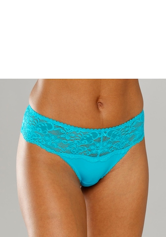 NUANCE Thong in Blue: front