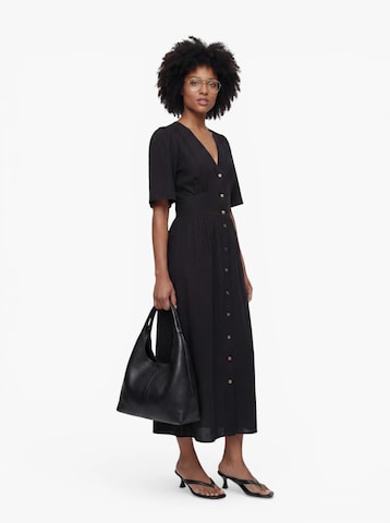ONLY Shirt dress 'ONLTIZANA' in Black: front