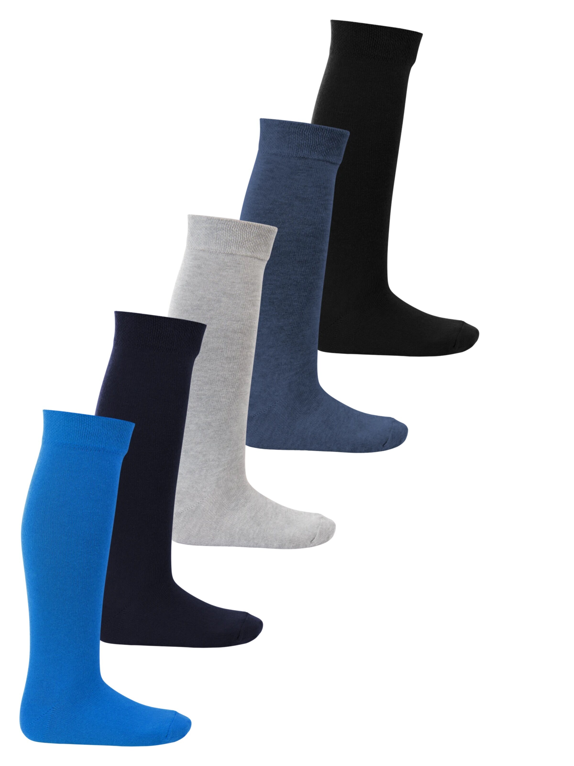 footstar Socks 'EVERYDAY!' in Blue: front
