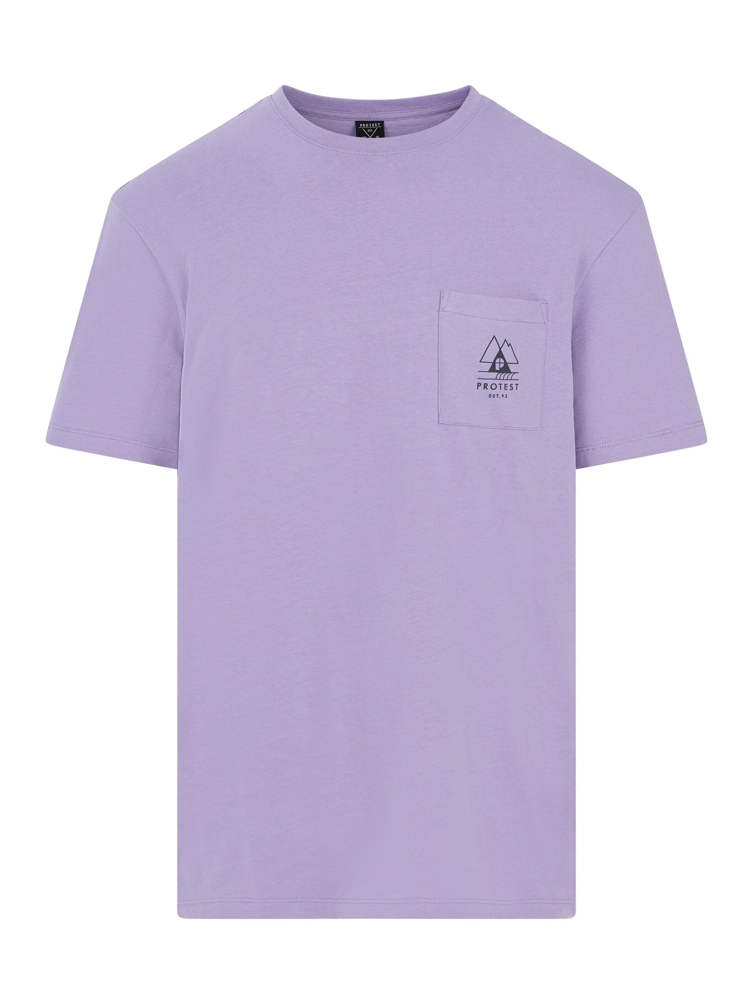 PROTEST Shirt 'ISIAH' in Lila: voorkant