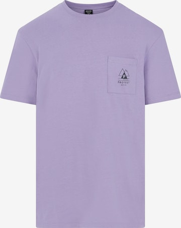 PROTEST Shirt 'ISIAH' in Lila: voorkant