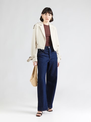 ABOUT YOU Shirt body 'Ellinor' in Beige