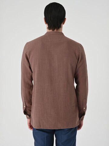 Coupe regular Chemise Antioch en marron
