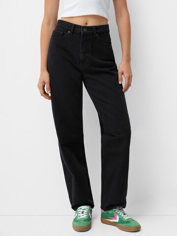 Bershka Loosefit Jeans i svart: framsida