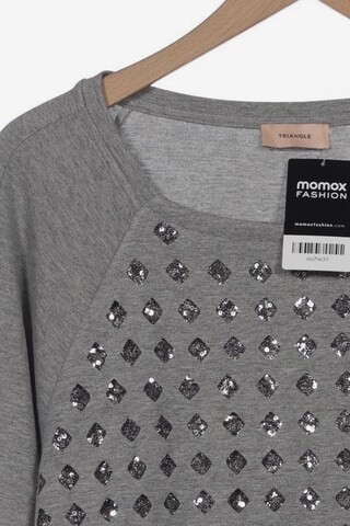 TRIANGLE Sweatshirt & Zip-Up Hoodie in 4XL in Grey