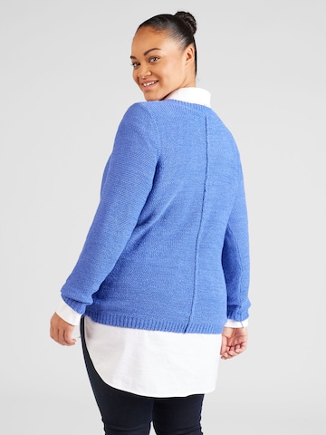 ONLY Carmakoma Pullover 'NEW FOXY' in Blau