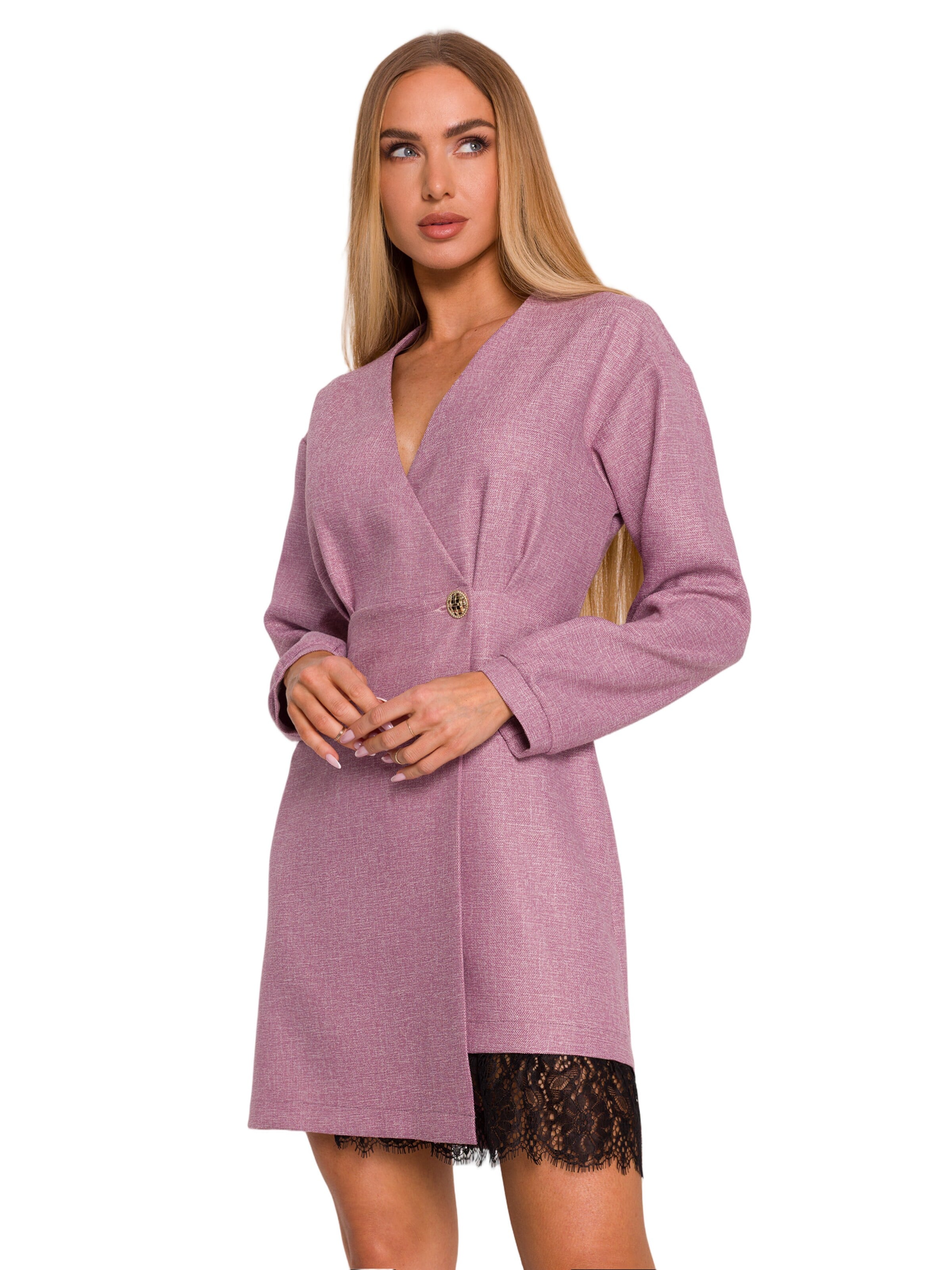 Rochie 'Sukienka tweedowa z koronką' de la made of emotion pe roz