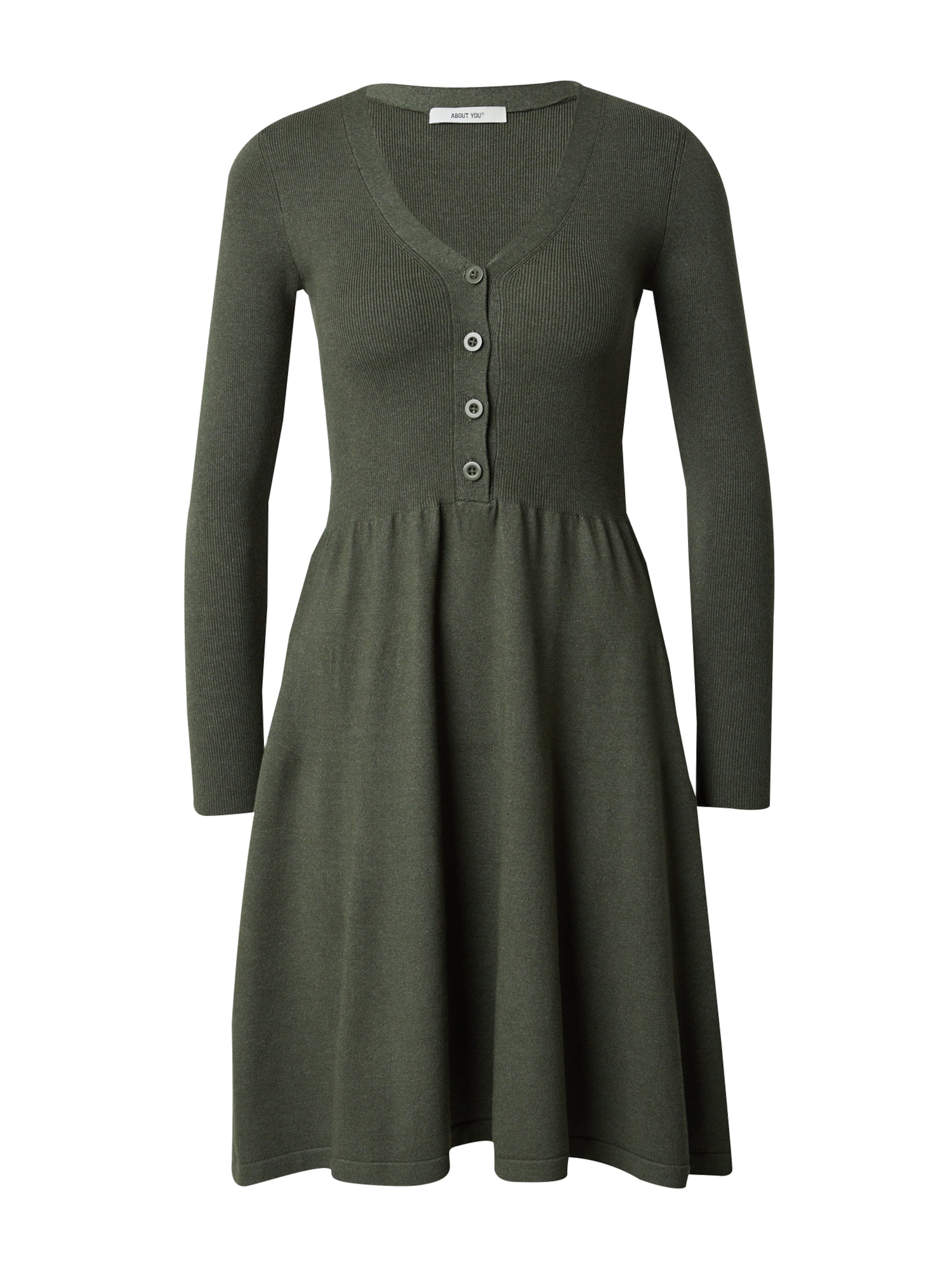 ABOUT YOU Šaty 'Dotta' - Zelená: predná strana