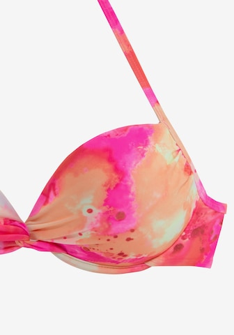 VENICE BEACH Push-up Bikini in Oranje