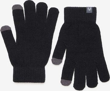 North Bend - Guantes con dedos 'Zoe' en negro: frente