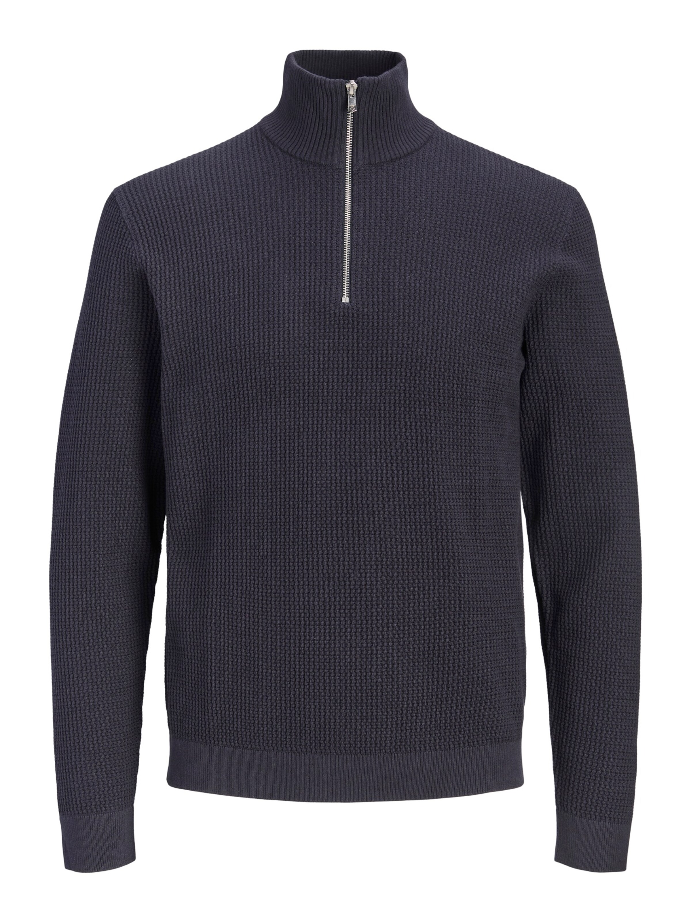 Jack & Jones Plus Trui 'JPRBLUSTANLEY' in Blauw: voorkant