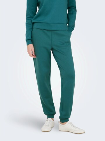 Effilé Pantalon de sport 'ONPLOUNGE' ONLY PLAY en vert : devant