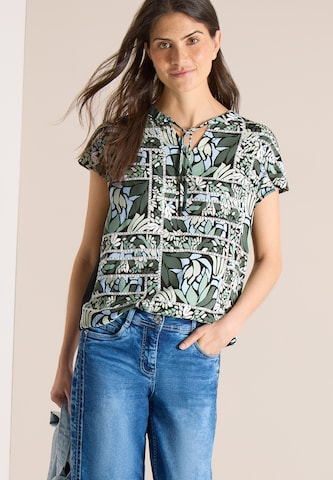 CECIL Bluse in Grün: Vorderseite