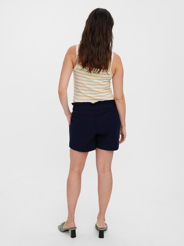 Vero Moda Maternity Regular Shorts'JESMILO' in Blau